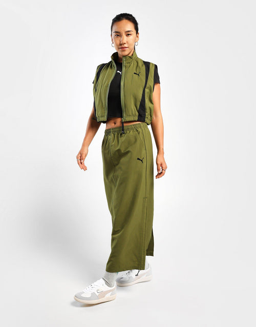 MIDI WVN SKIRT