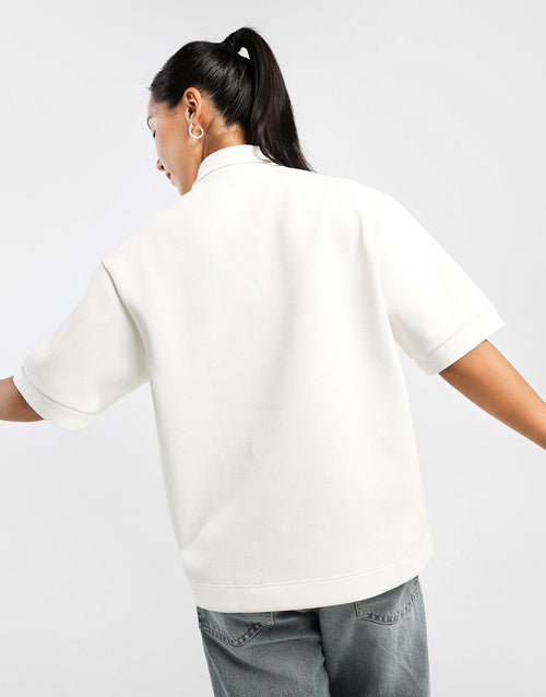 Double Sided Pique Oversized Polo