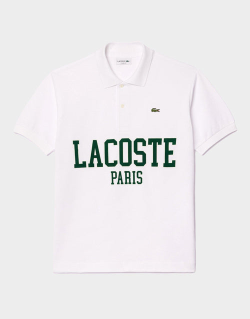 Flocked Pique Polo Shirt