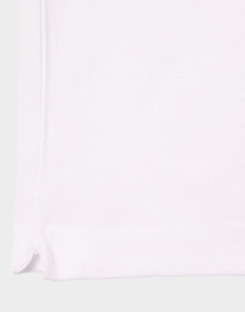 Flocked Pique Polo Shirt