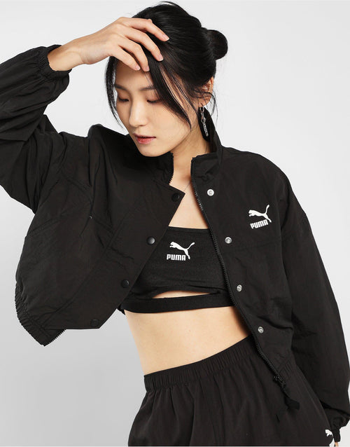 DARE TO Cropped Woven Jacket