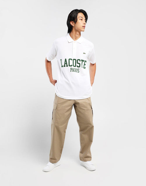 Flocked Pique Polo Shirt