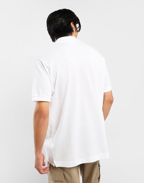 Flocked Pique Polo Shirt