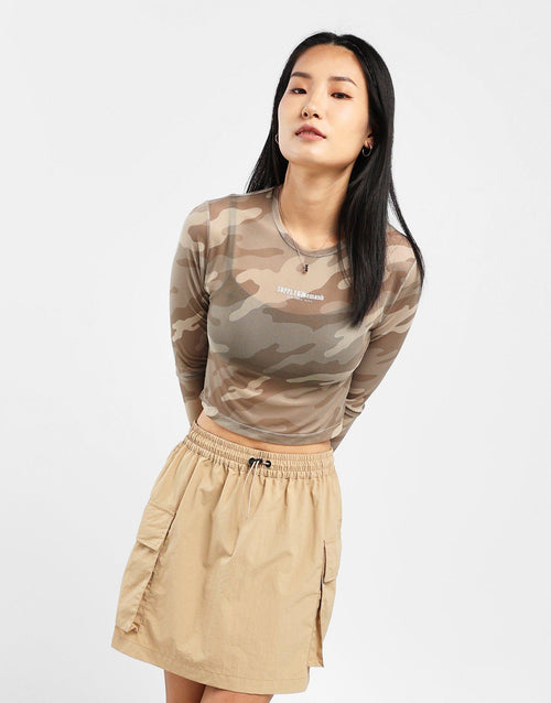 Mesh Camo Top