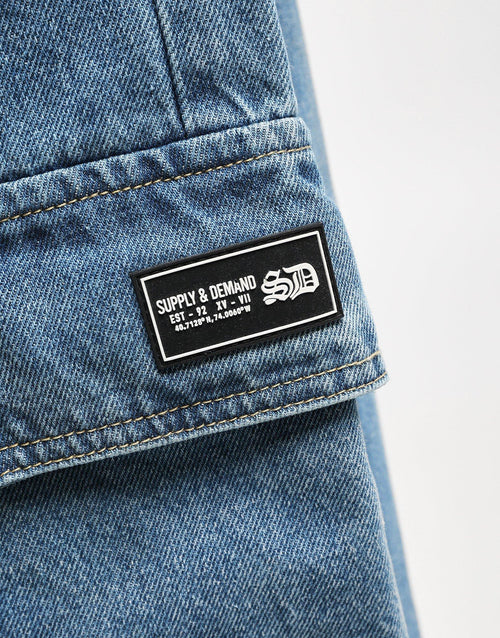 Superior Denim Cargo Jeans